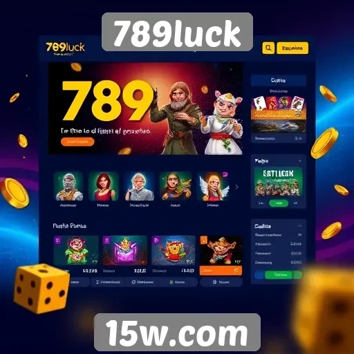 Análise da interface do usuário no site 789luck